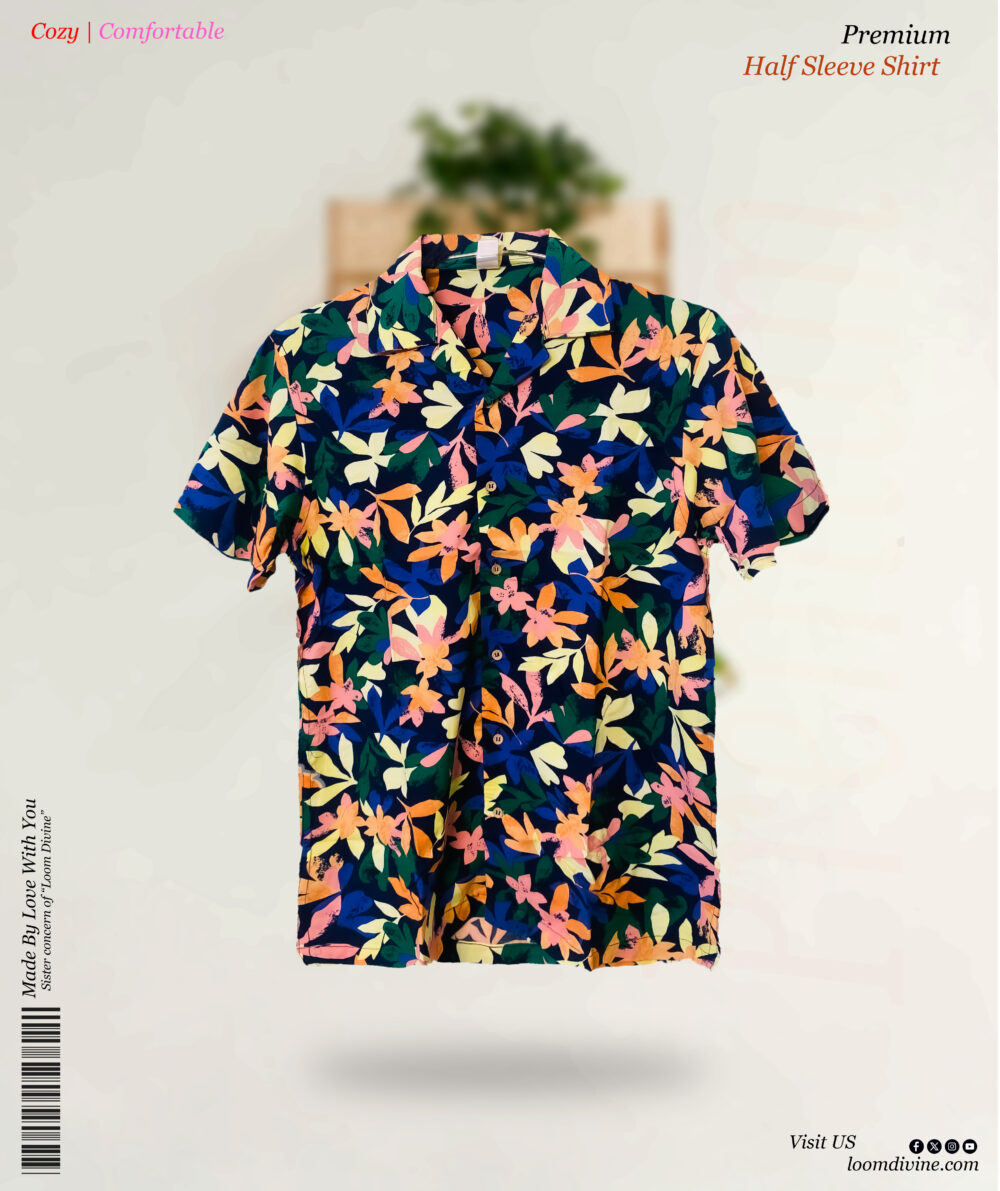 Premium Half Sleeve Shirt- Hawai